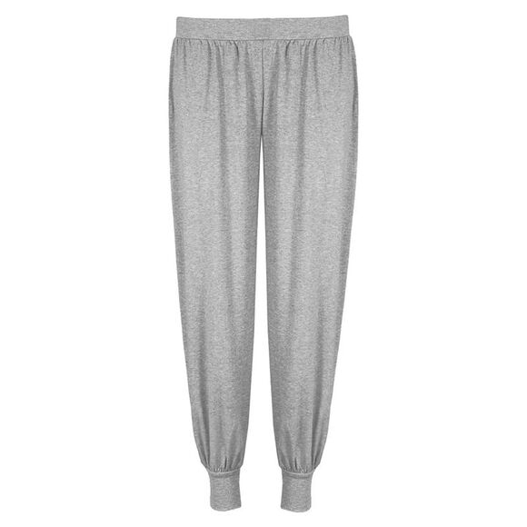 Lively Womens Rib Joggers Pants Small Heather Grey - Picture 4 of 4